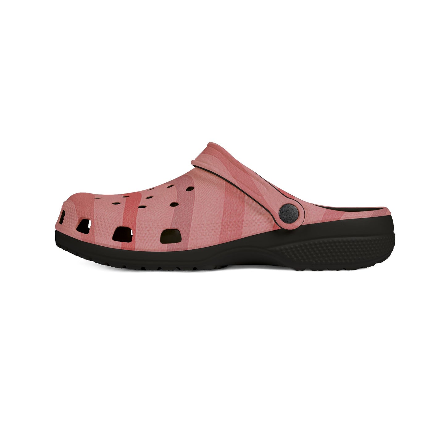 Wavy Stride – Clogs (Crimson Drift) Foam Rubber Shoes