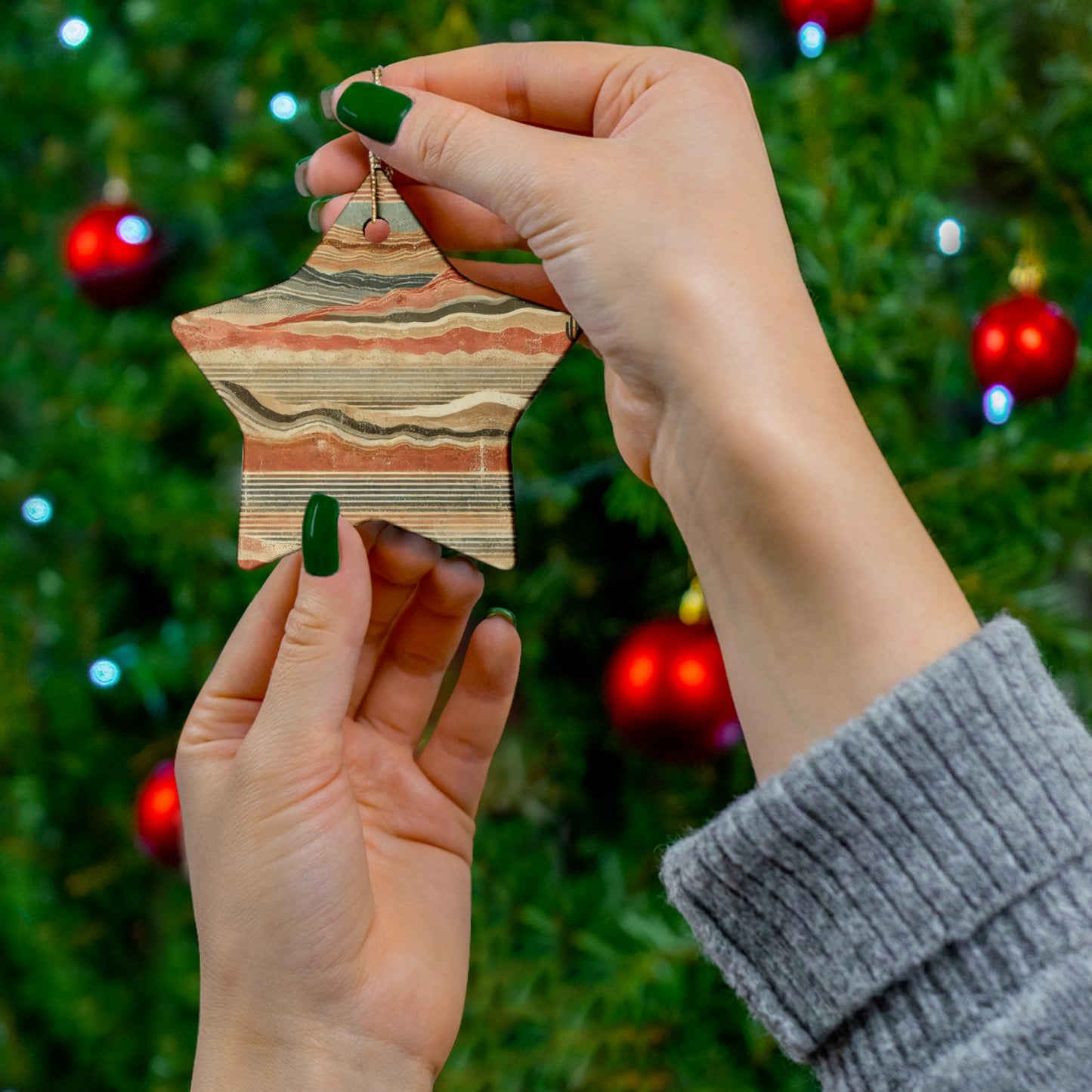 Ceramic Ornament desert theme