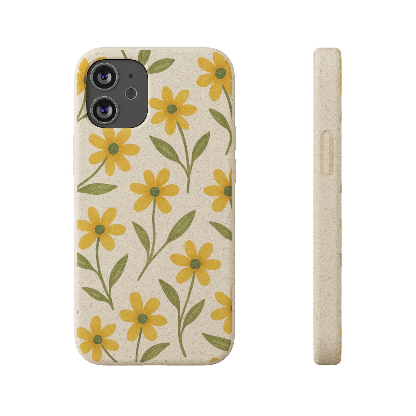 Meadow Bloom Biodegradable Phone Case - Marigold