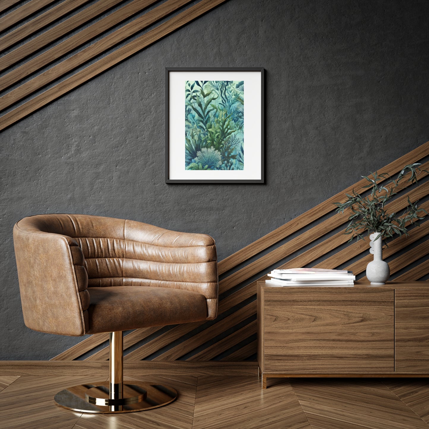 Framed Poster - Matte Finish Art for Coastal Decor
