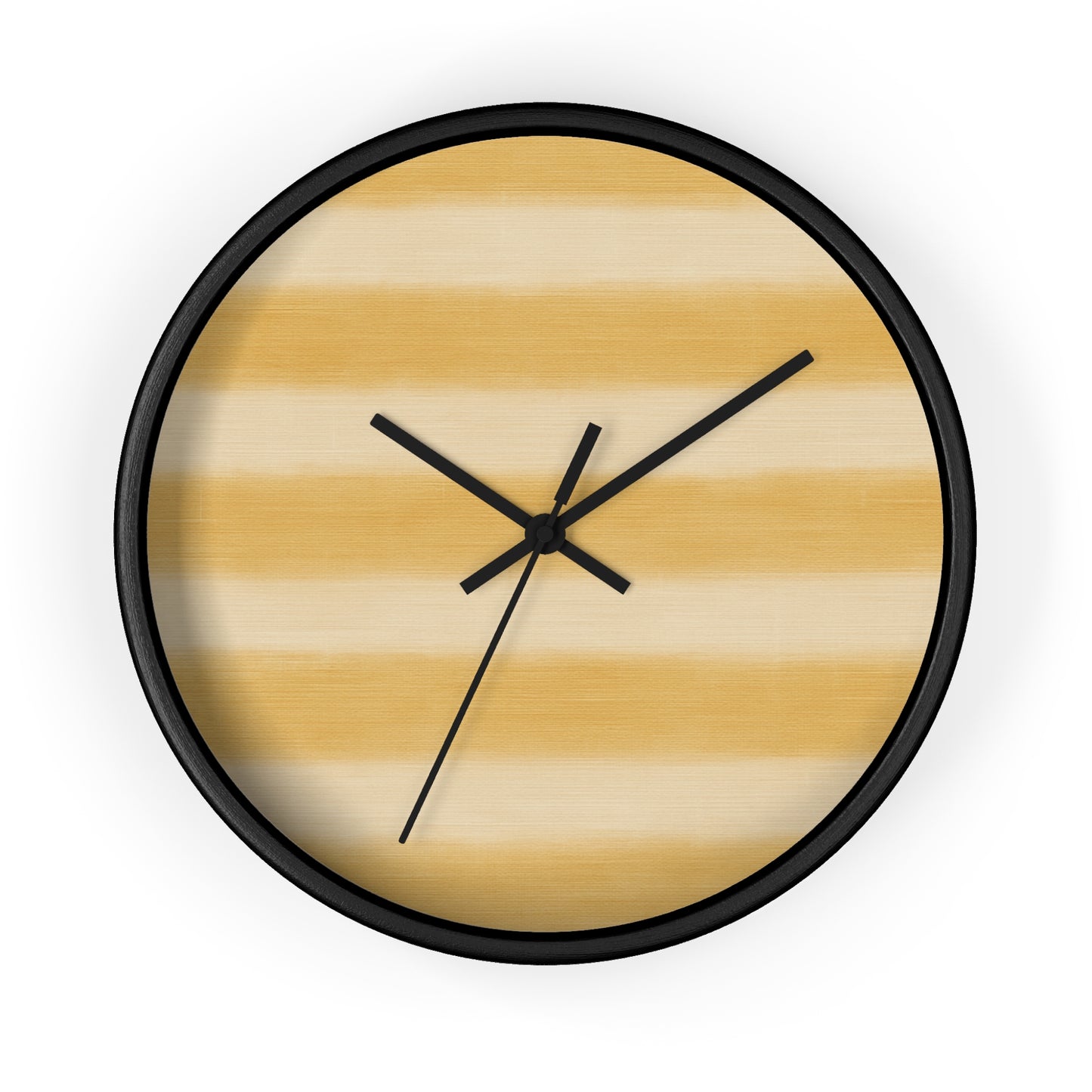 Loom Light Stripes Wall Clock – Ochre Fade