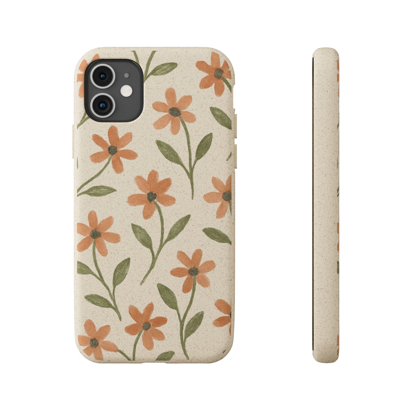 Floral Phone Case - Biodegradable Protective Cover