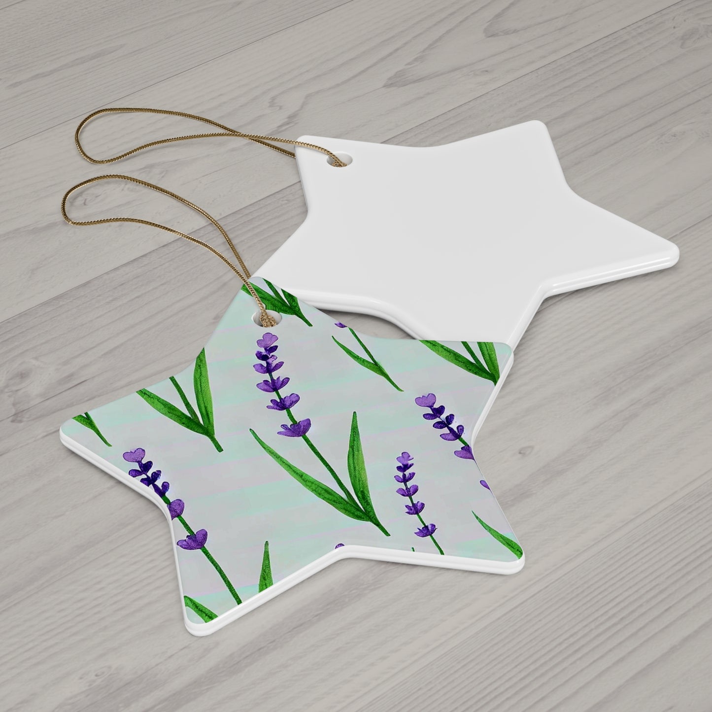 Ceramic Ornament - Lavender Breeze