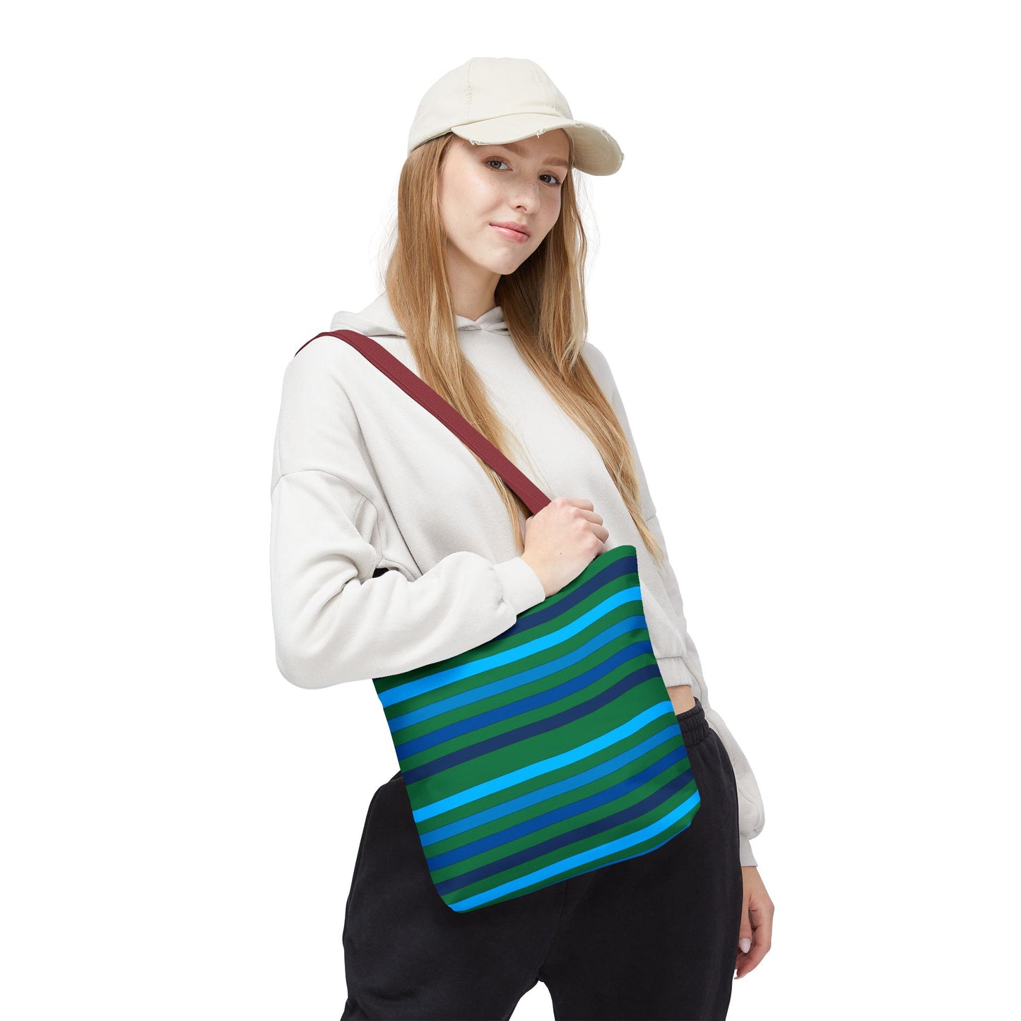 Green/Blue Tote Bag