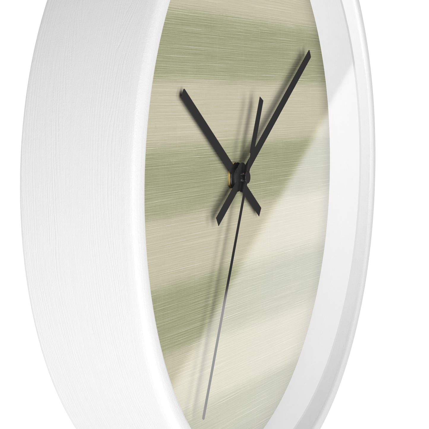 Loom Light Stripes Wall Clock – Sage Fade