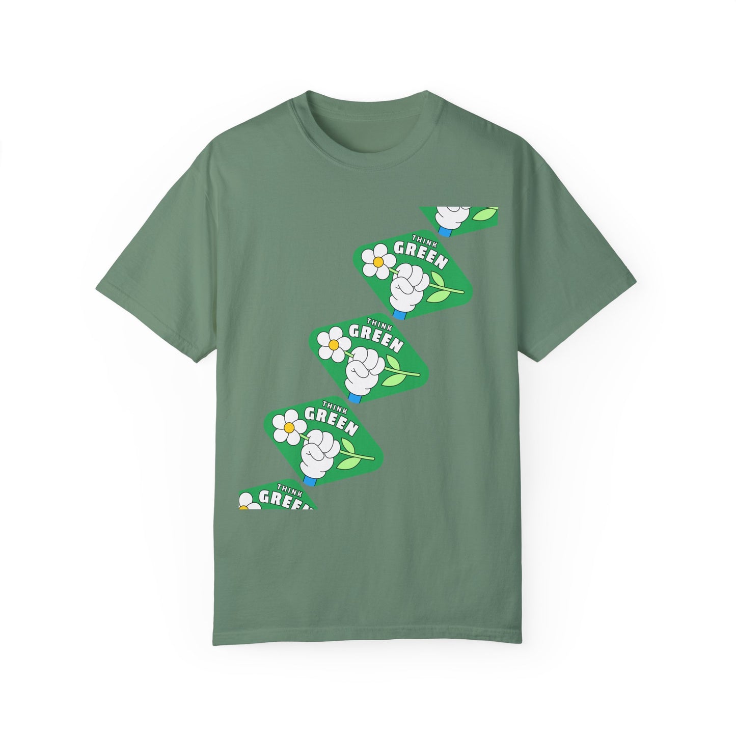 Unisex Garment-Dyed T-shirt - Think Green