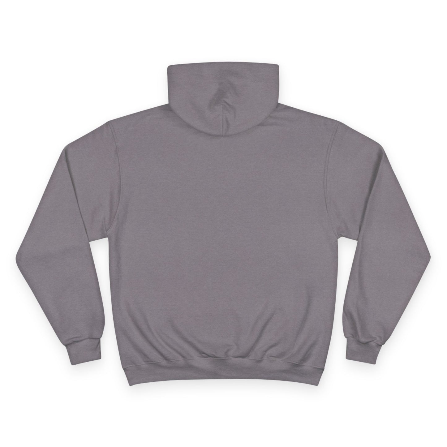 Champion Hoodie with Minimal City Skyline Embroidery — White Urban Streetwear