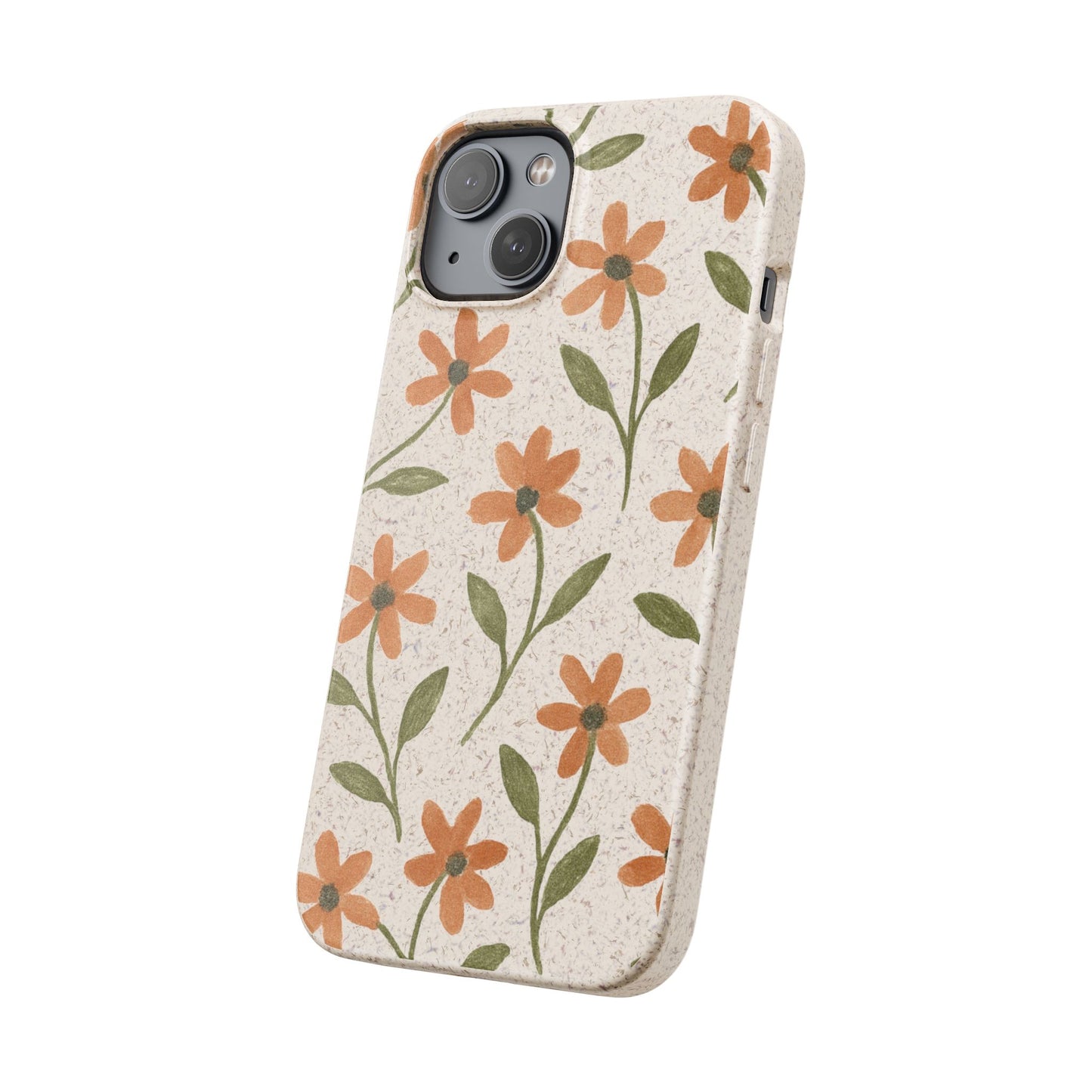 Floral Phone Case - Biodegradable Protective Cover