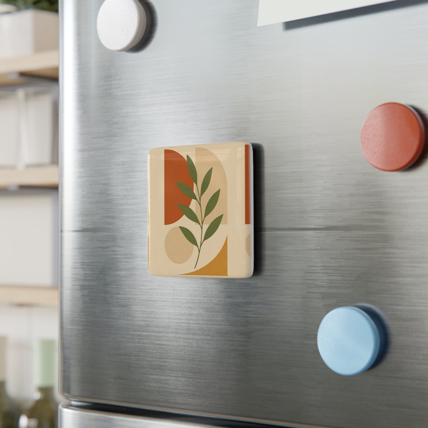 Porcelain Square Magnet -