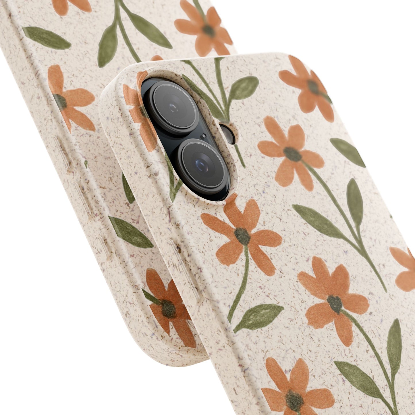 Floral Phone Case - Biodegradable Protective Cover