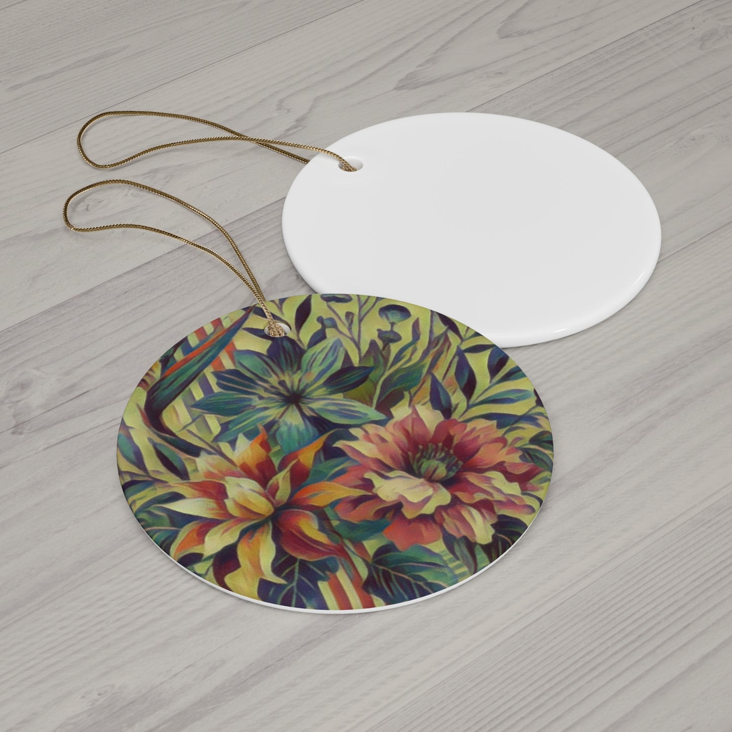 Ceramic Ornament, 4 Shapes