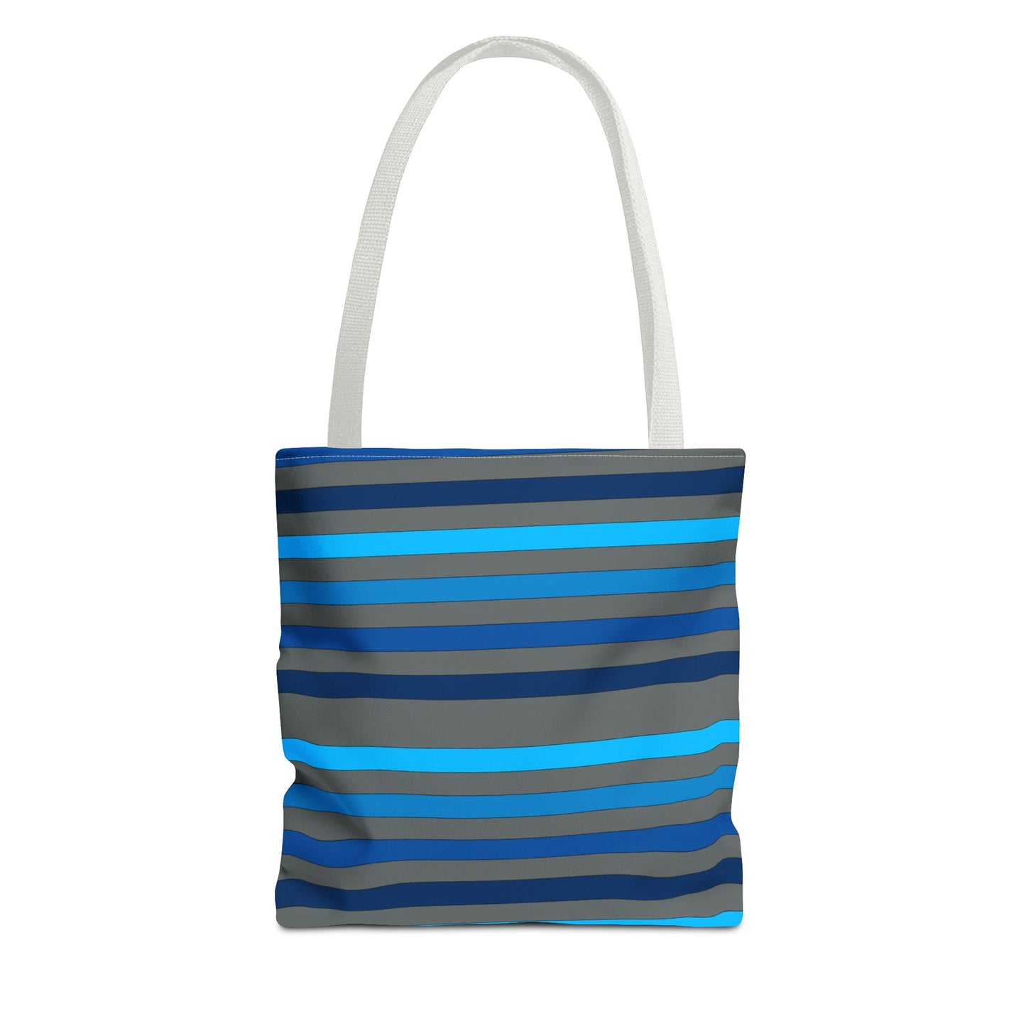 Grey/Blue Tote Bag