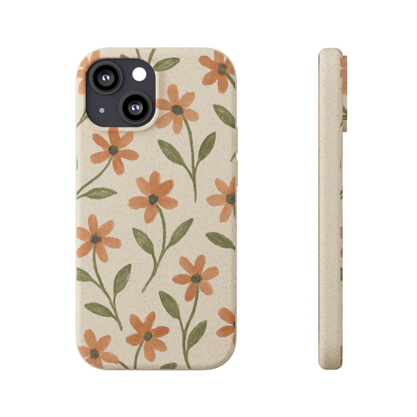 Floral Phone Case - Biodegradable Protective Cover