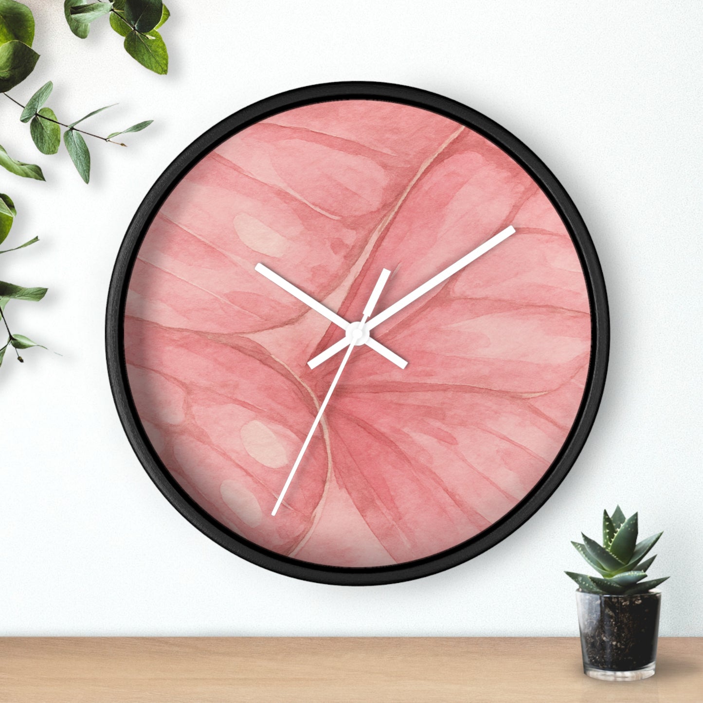 Petal Drift Wall Clock