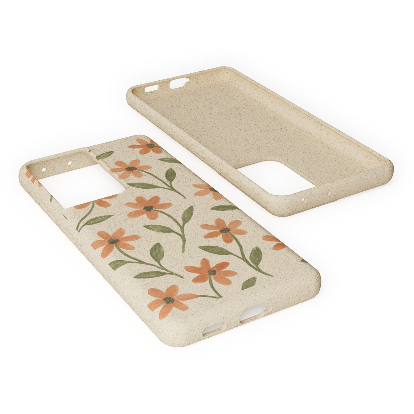 Floral Phone Case - Biodegradable Protective Cover