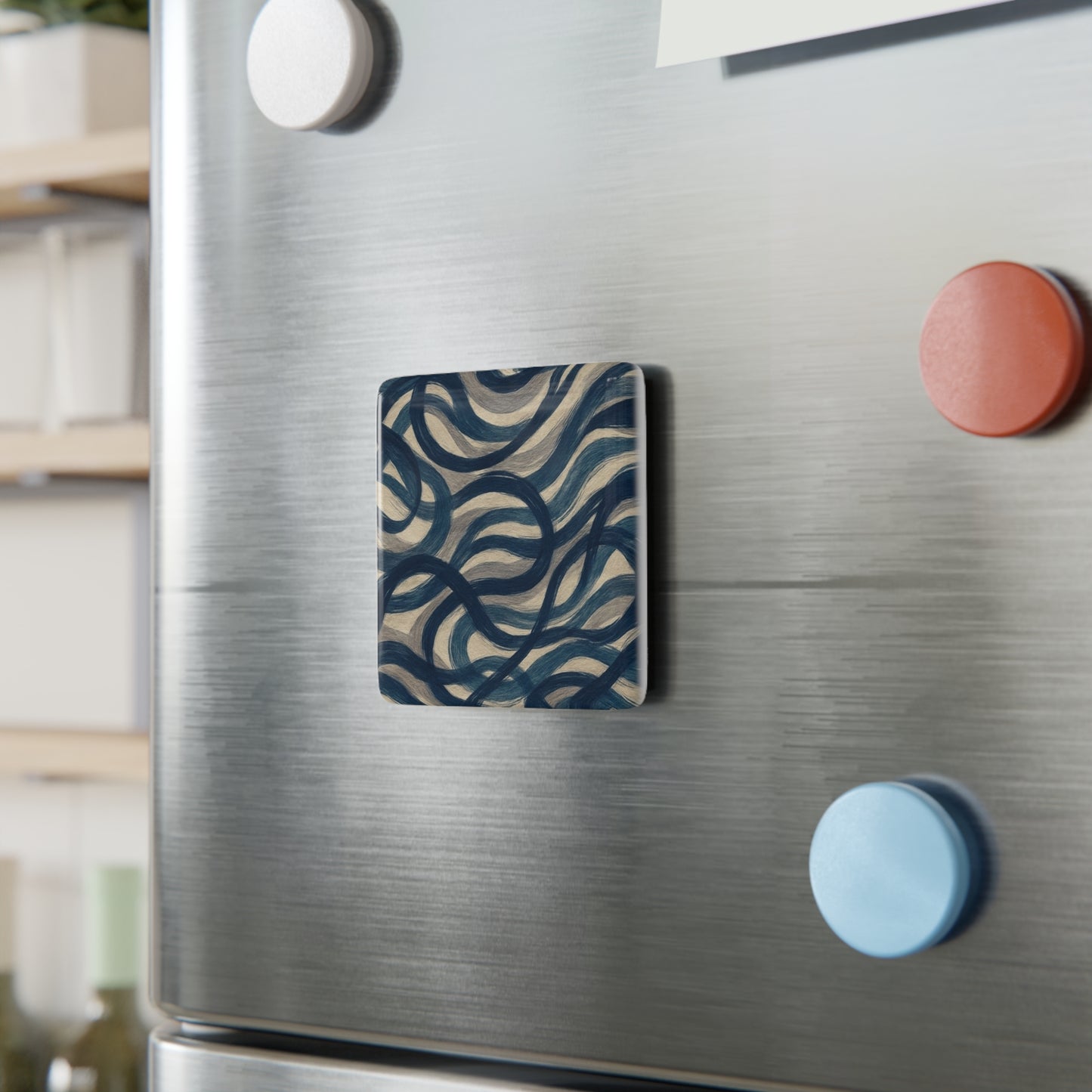 Porcelain Square Magnet -