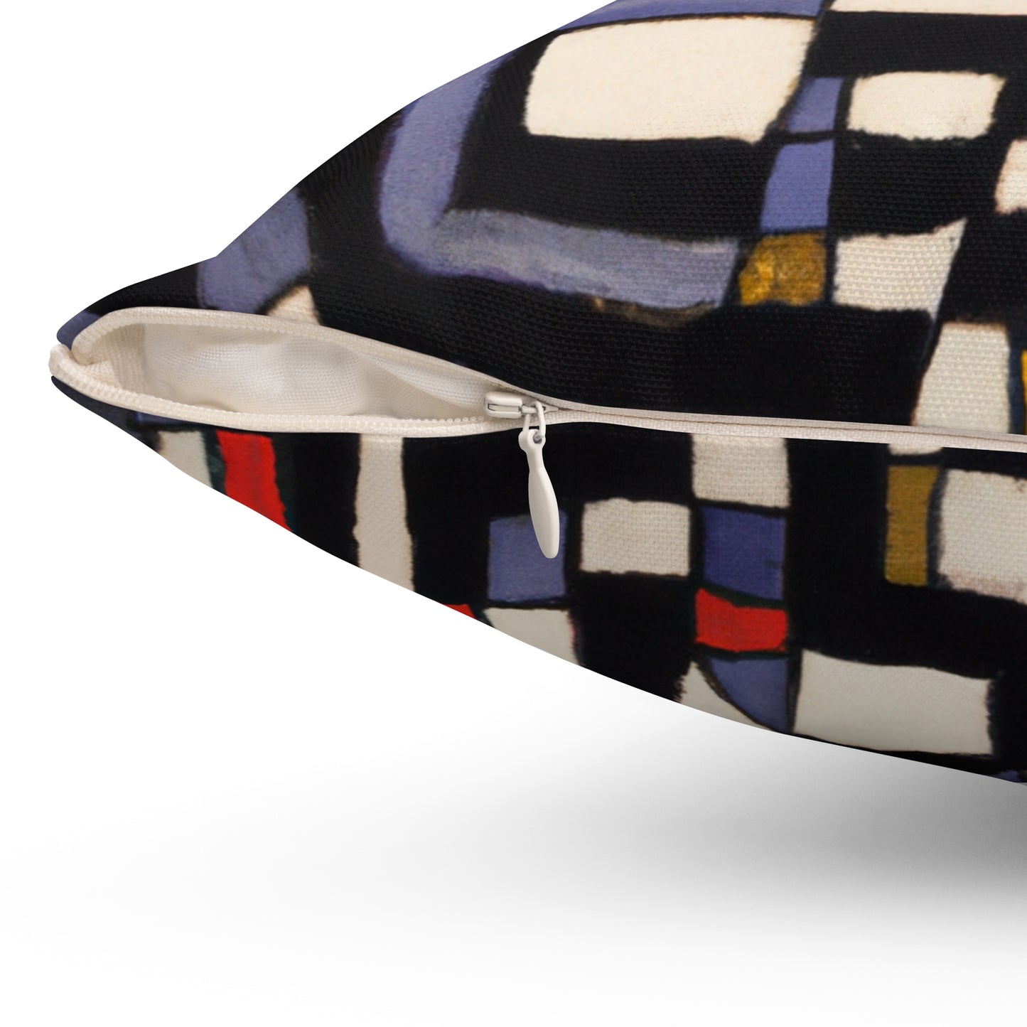 Modern Blocks Geometric Square Pillow
