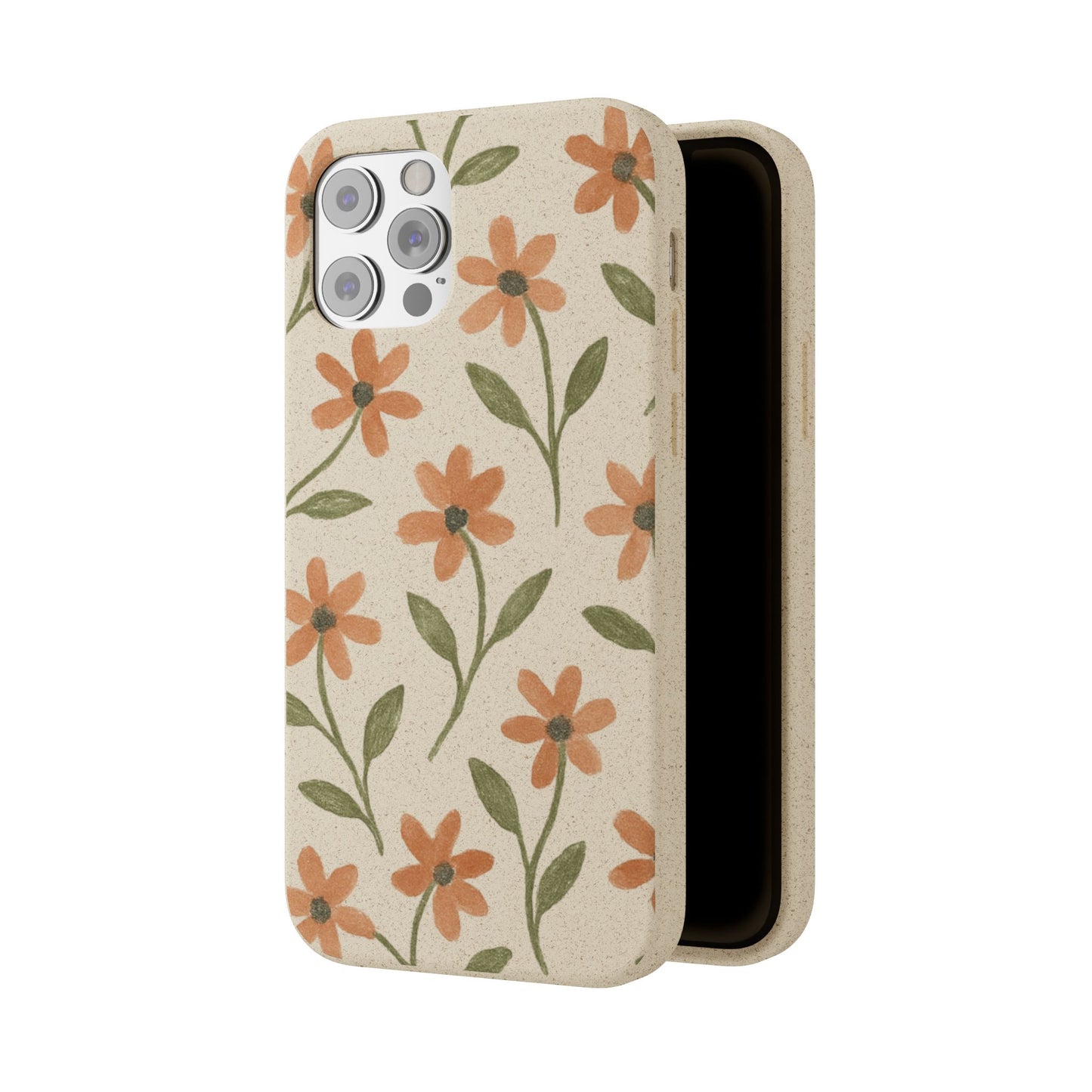 Floral Phone Case - Biodegradable Protective Cover