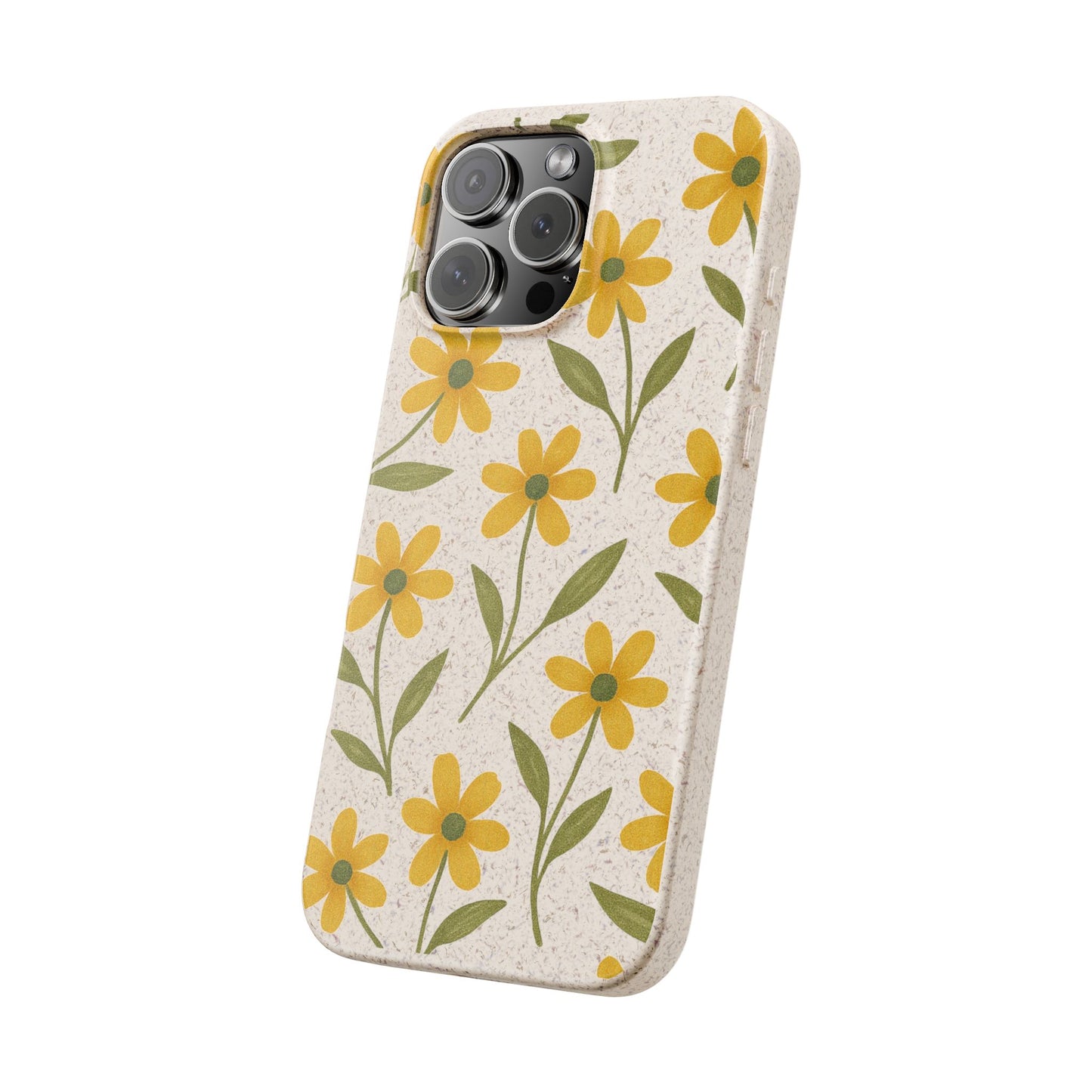 Meadow Bloom Biodegradable Phone Case - Marigold