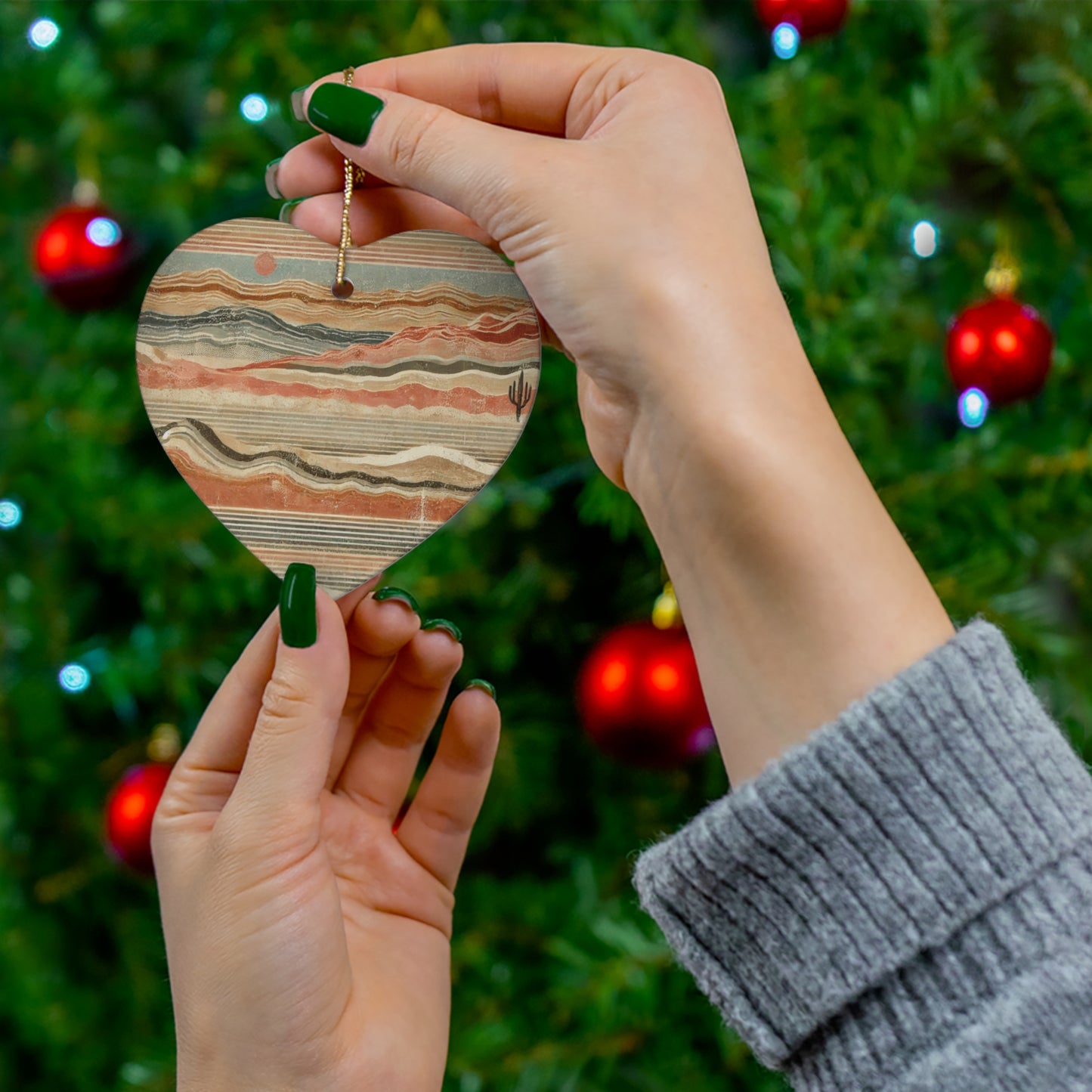 Ceramic Ornament desert theme