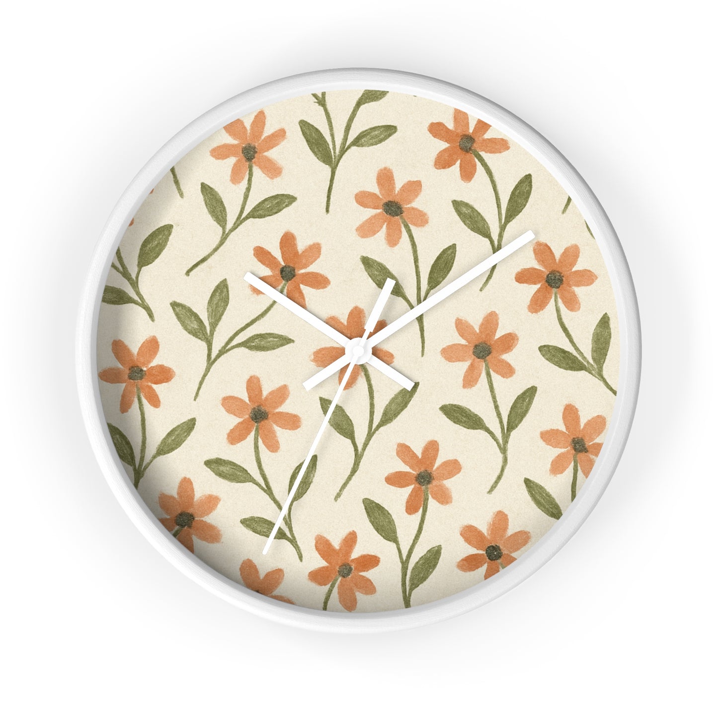 Meadow Bloom Wall Clock - Marigold