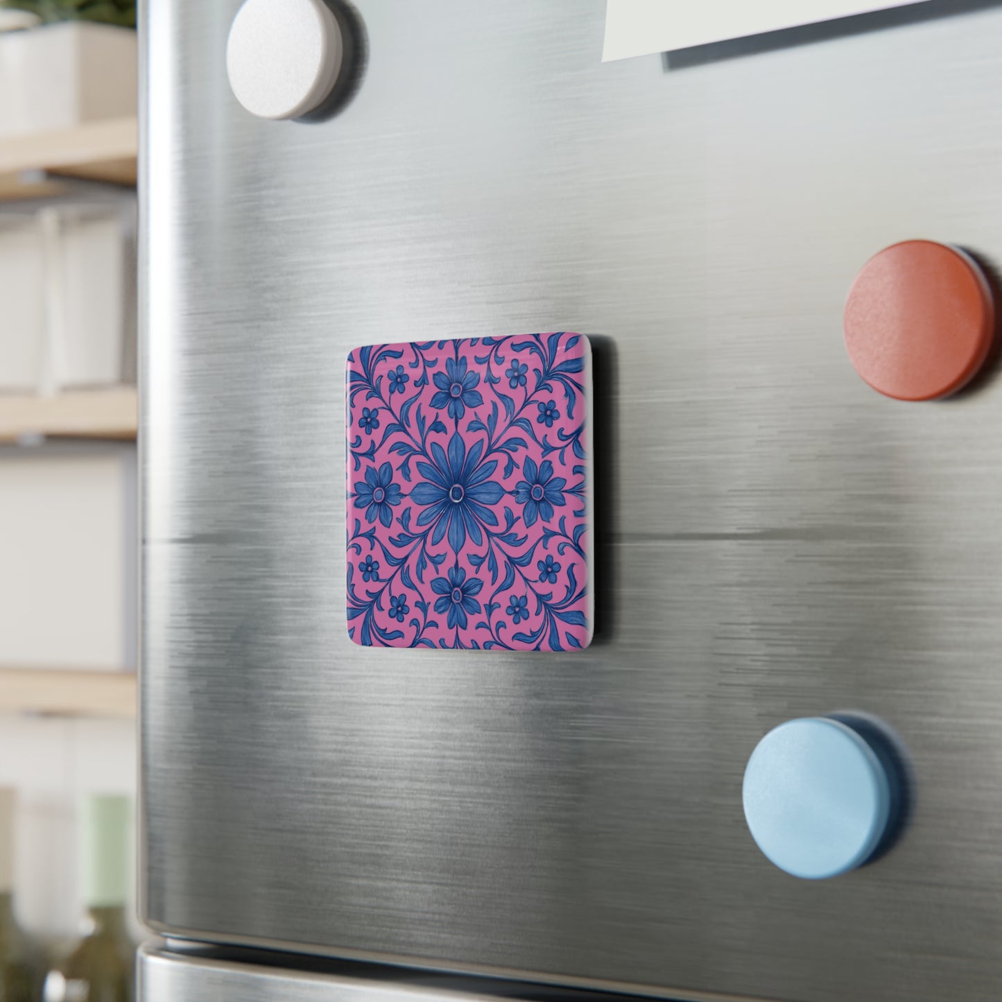 Porcelain Square Magnet -