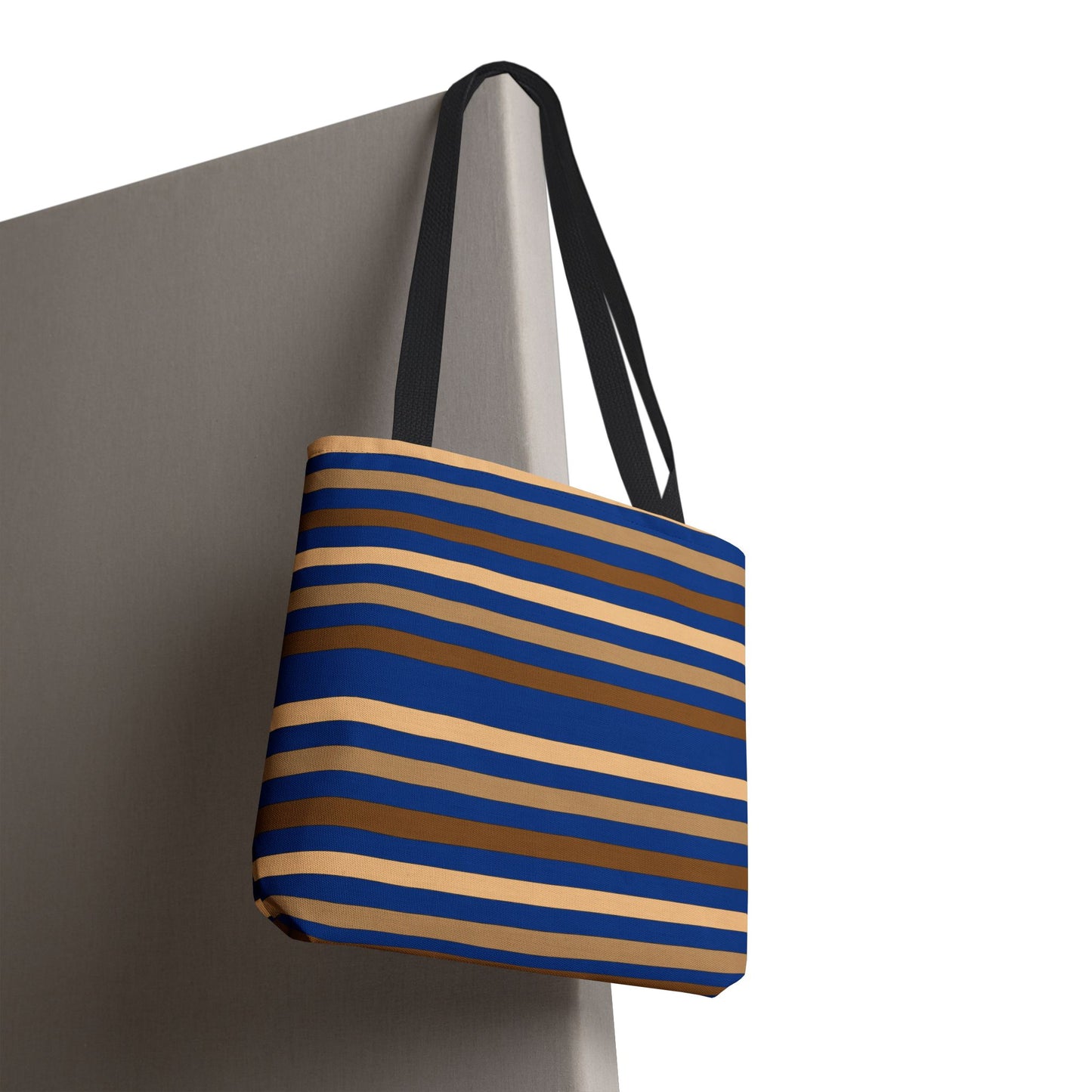 Blue/Brown Tote Bag