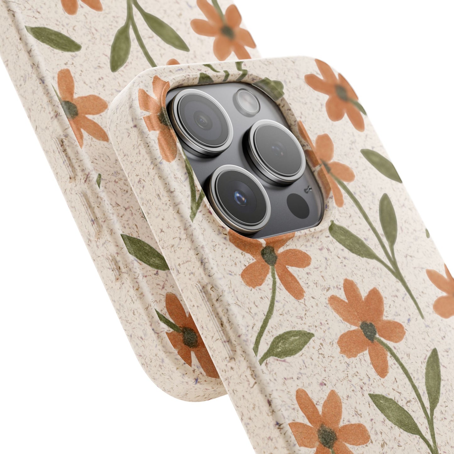 Floral Phone Case - Biodegradable Protective Cover