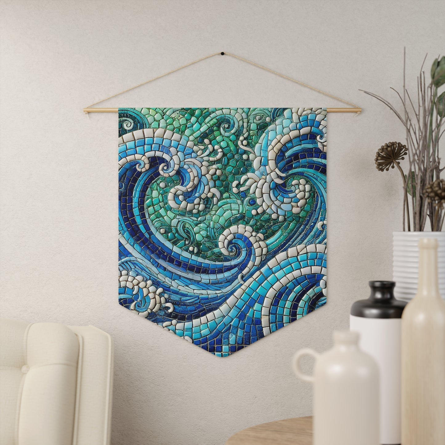 Mosaic Waves Pennant