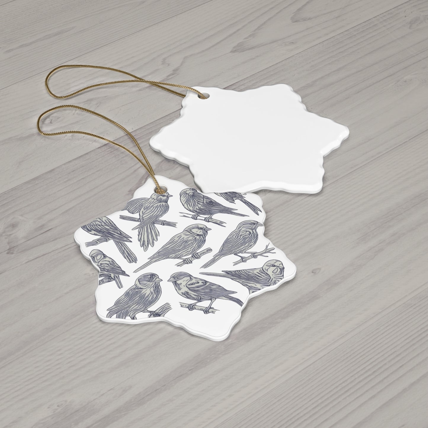 Aviary Breeze Ceramic Ornament, 4 Shapes