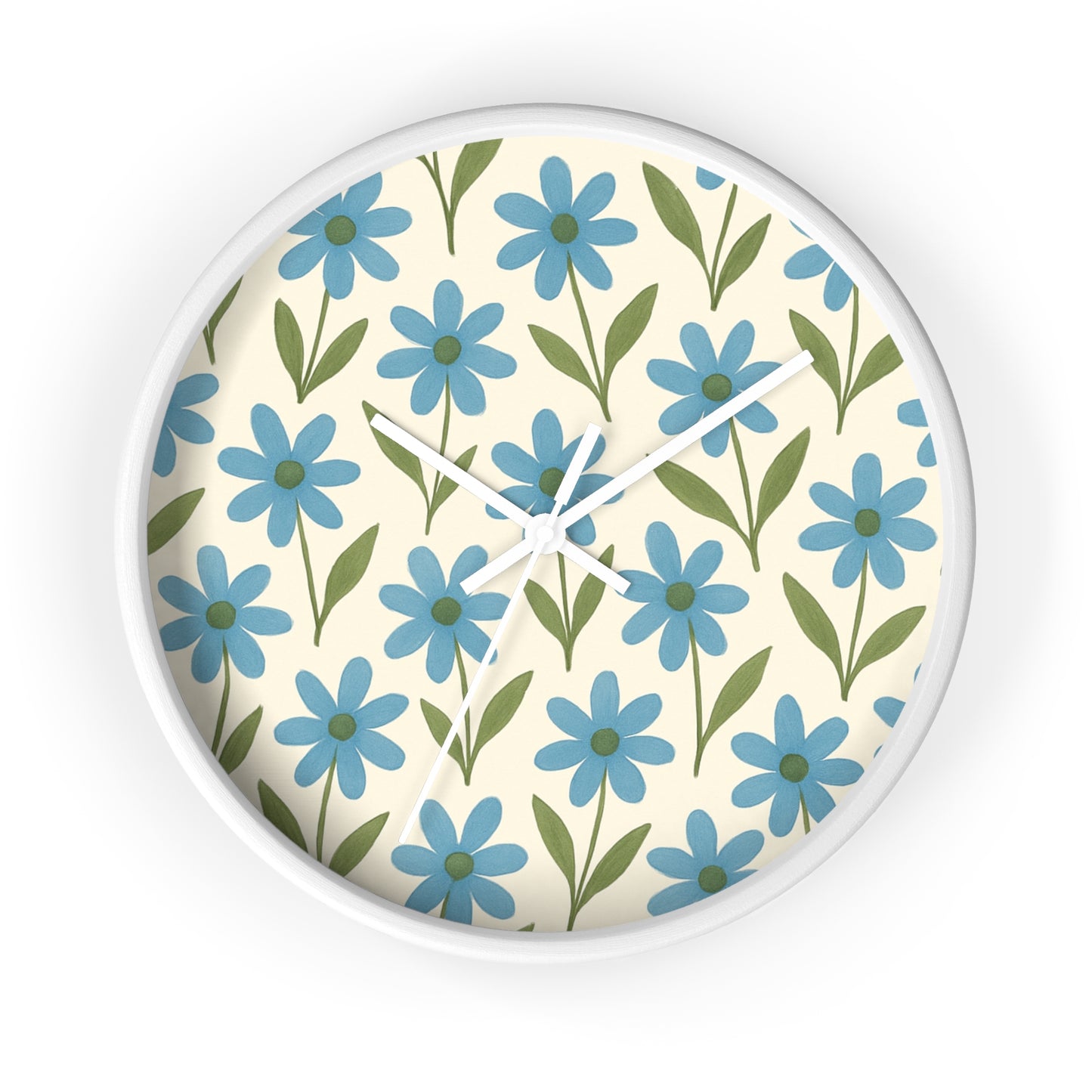 Meadow Bloom - Wall Clock - Bluebell