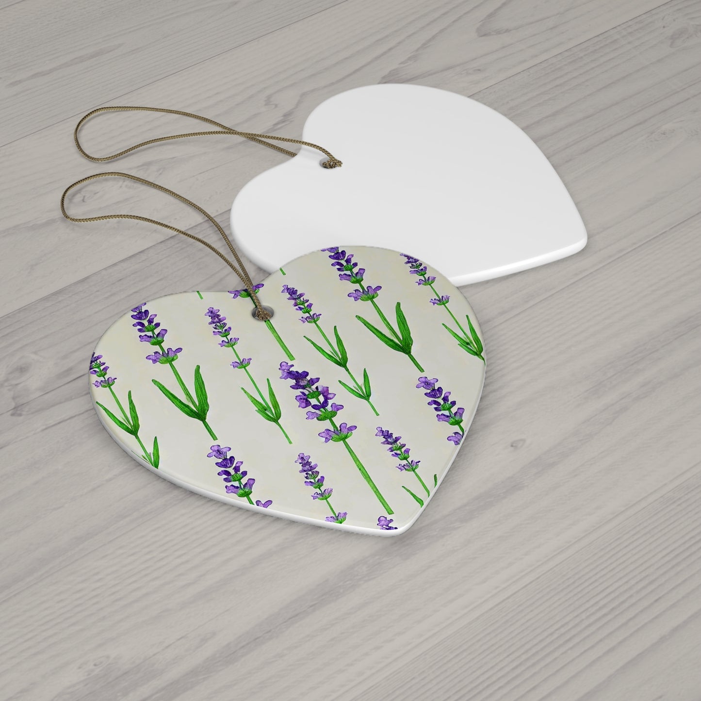 Lavender Calm Ceramic Ornament