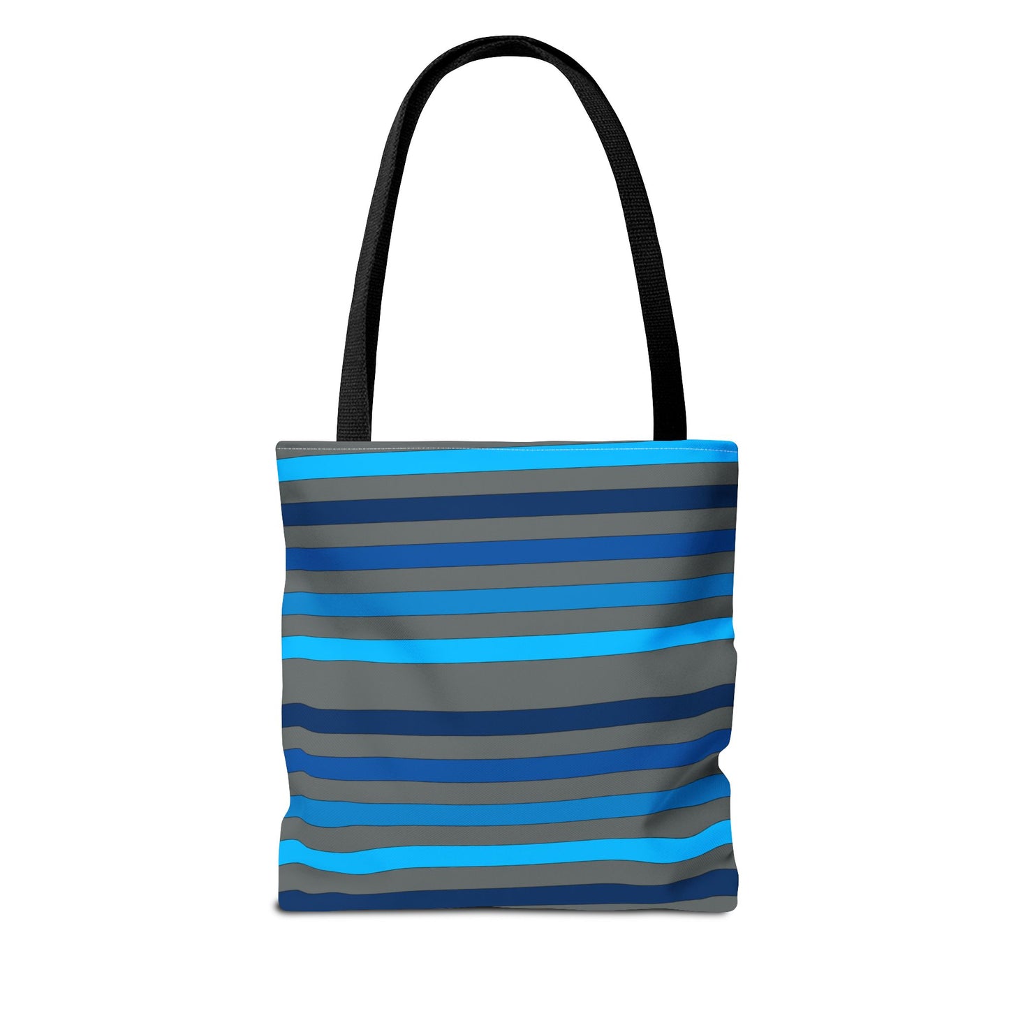 Grey/Blue Tote Bag