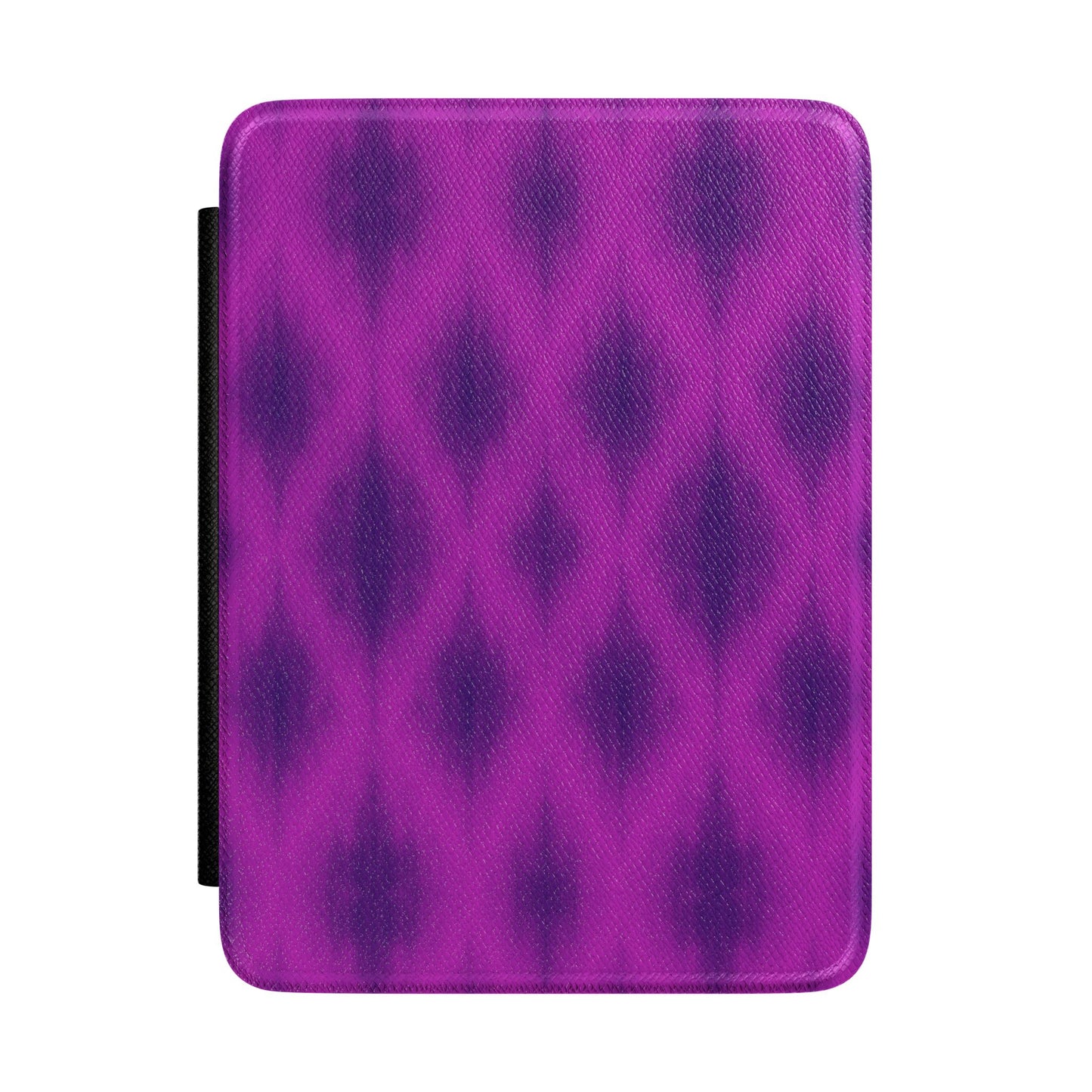 Purple Diamond Pattern Kindle Case - Protective E-Reader Cover