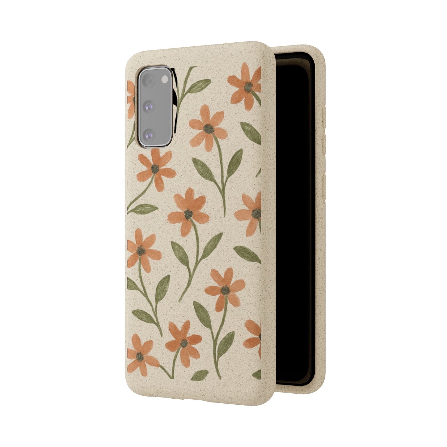 Floral Phone Case - Biodegradable Protective Cover