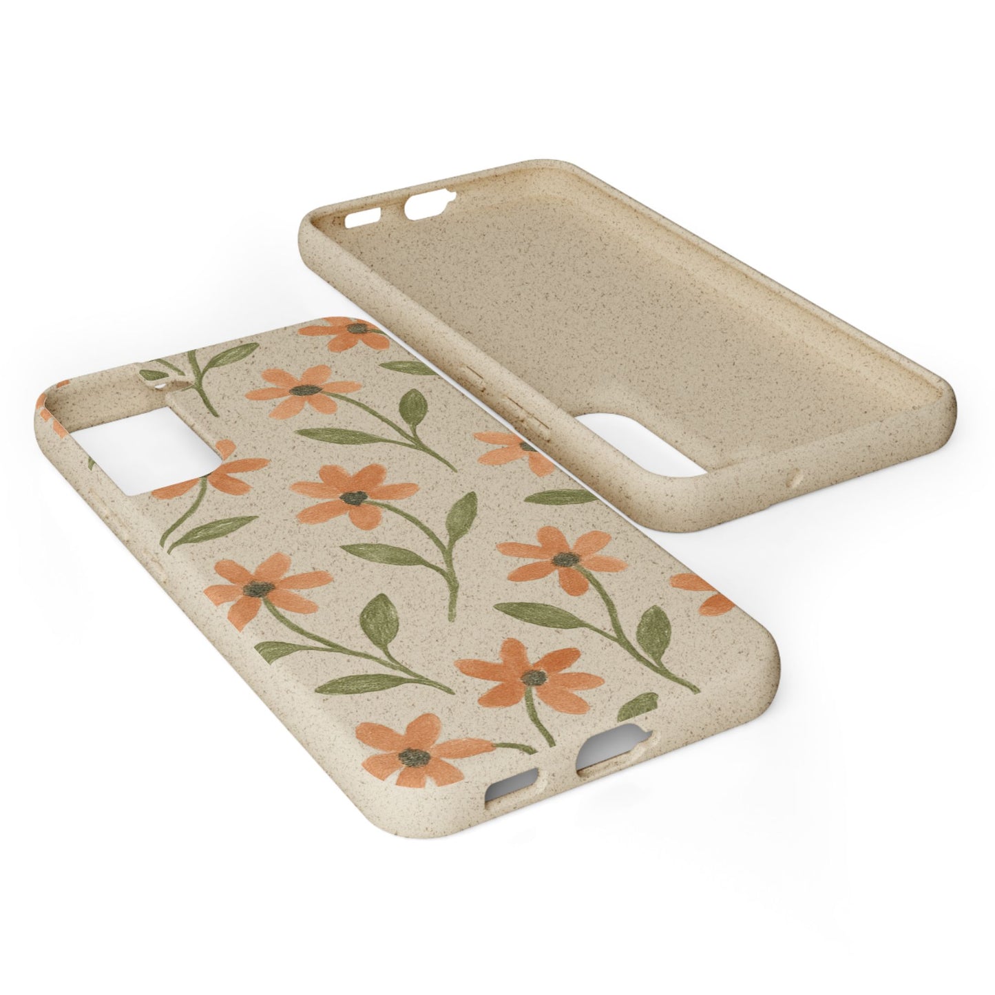 Floral Phone Case - Biodegradable Protective Cover