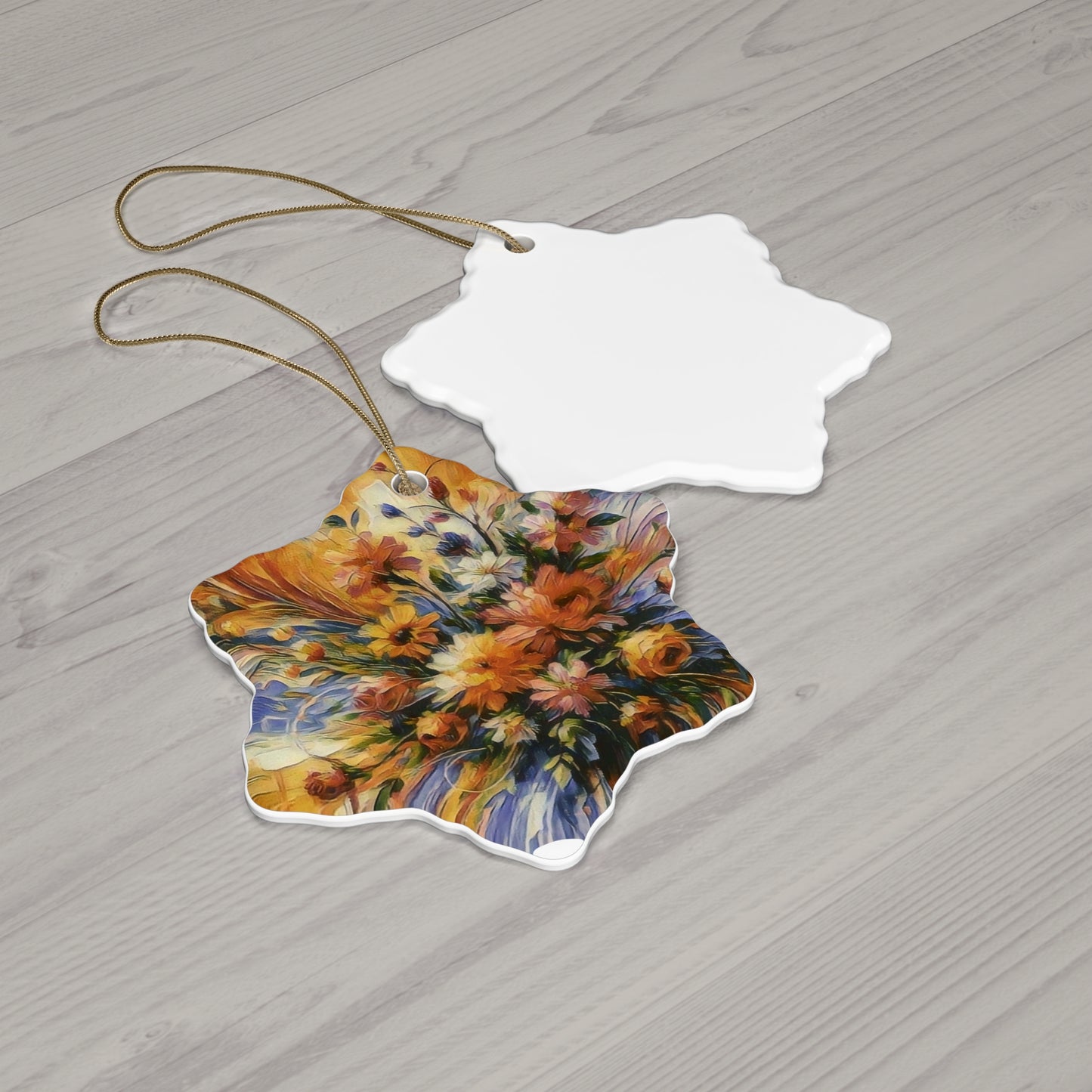 Ceramic Ornament, 4 Shapes