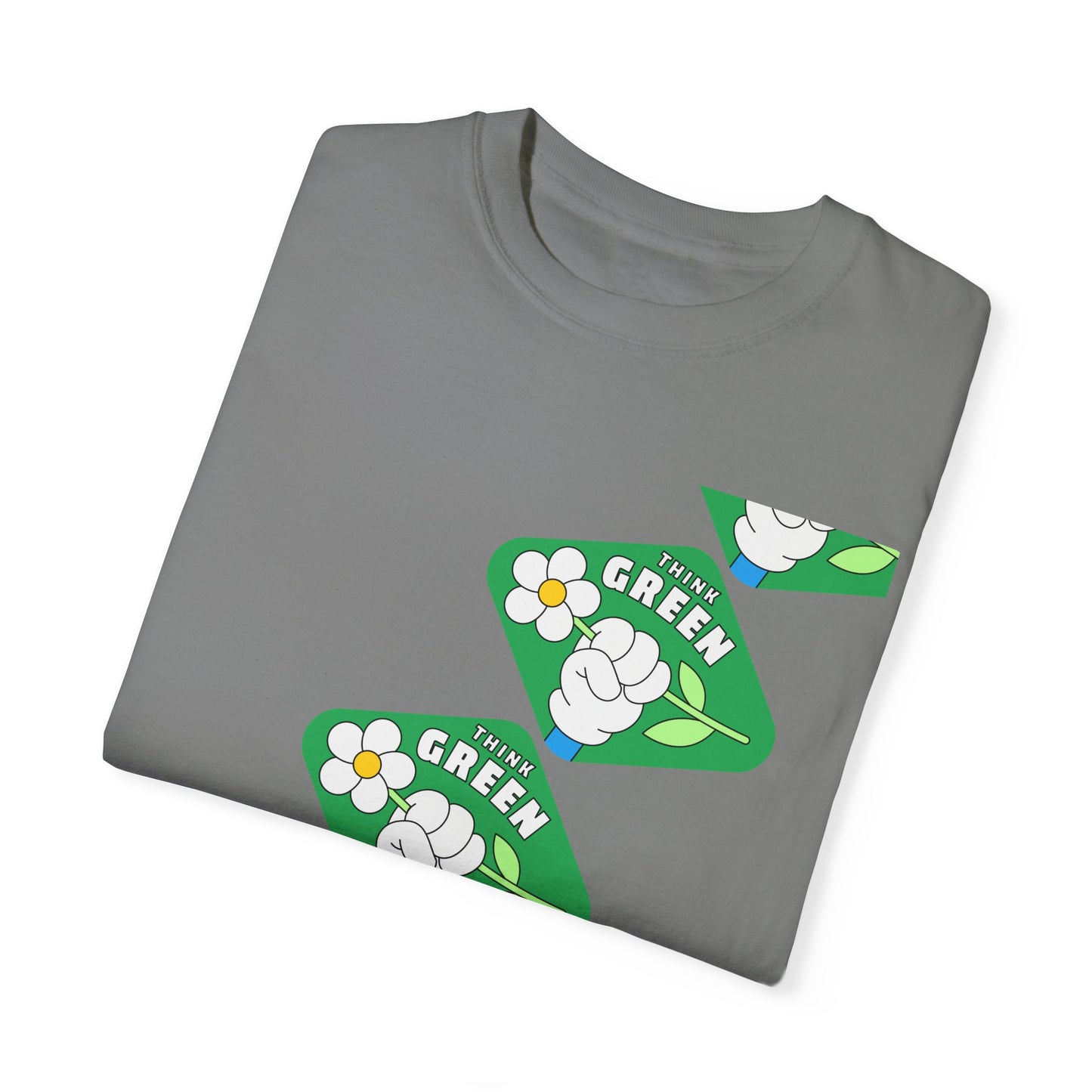 Unisex Garment-Dyed T-shirt - Think Green