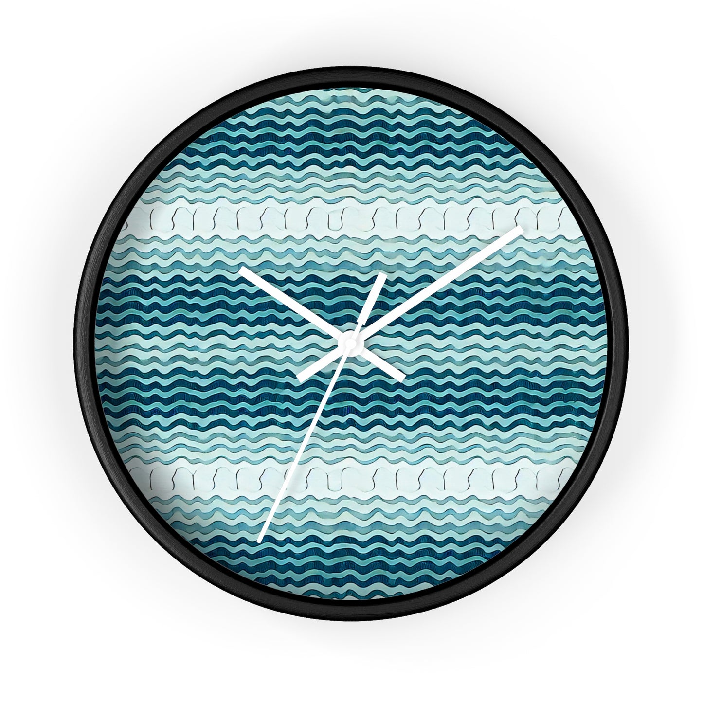 Tidal Knit Wall Clock