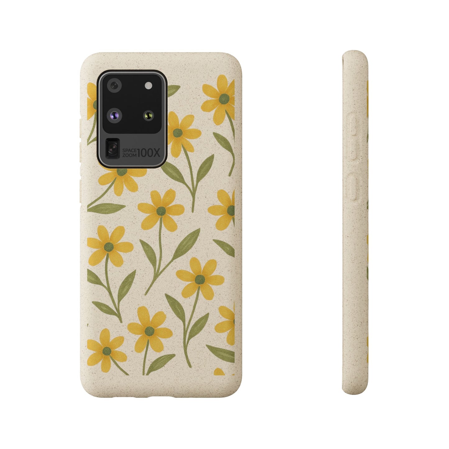 Meadow Bloom Biodegradable Phone Case - Marigold