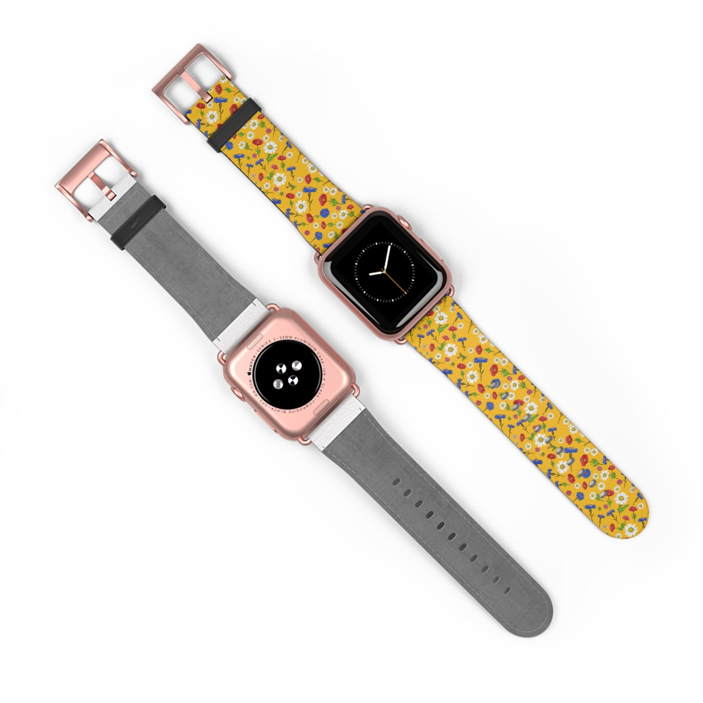 Floral Pattern Watch Band