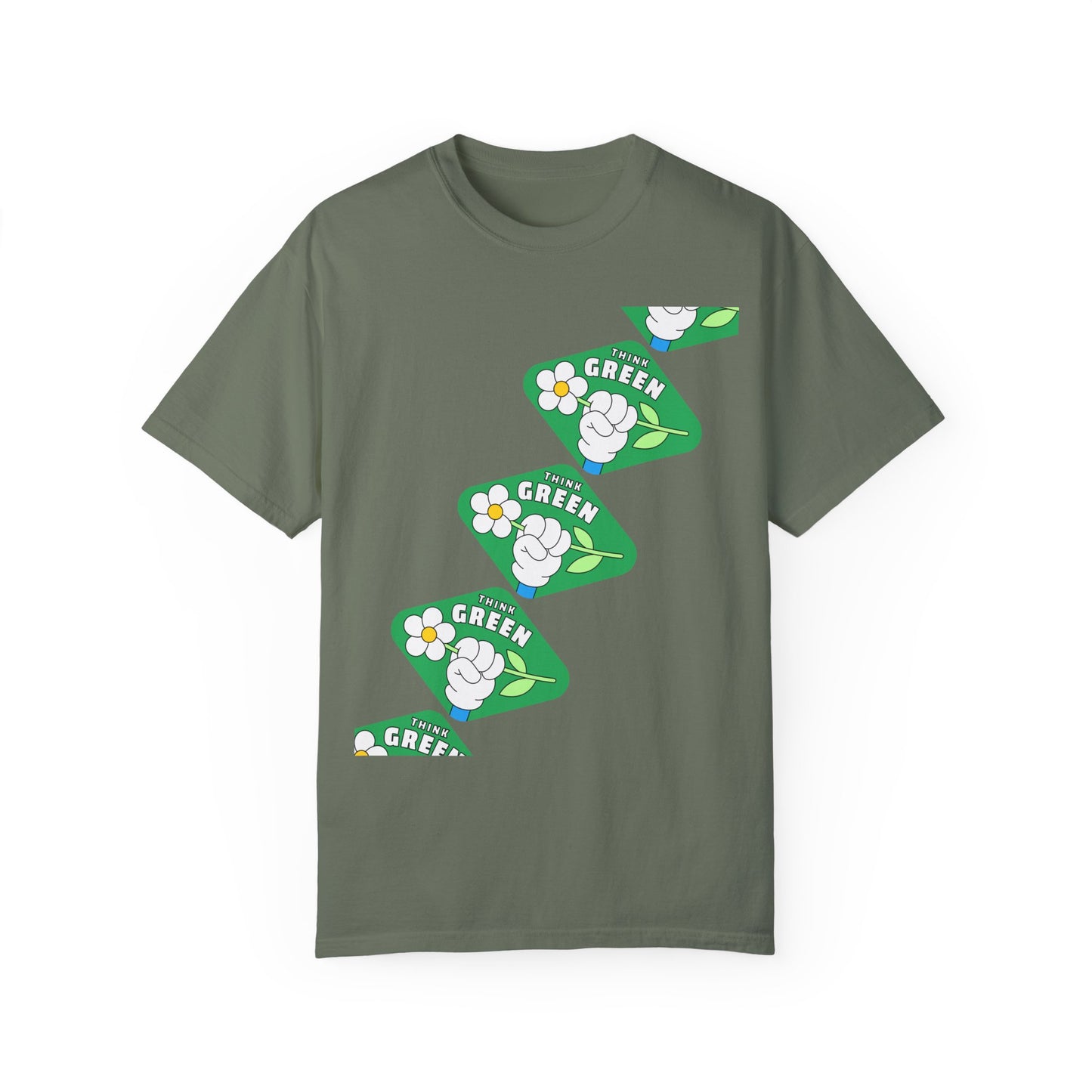 Unisex Garment-Dyed T-shirt - Think Green