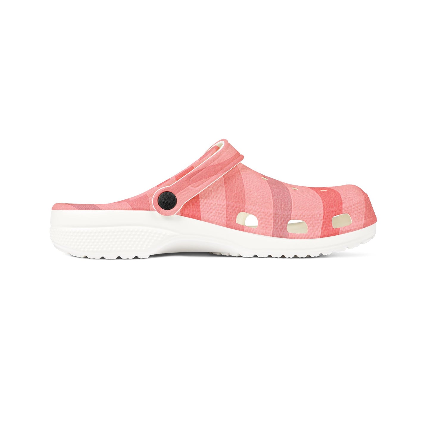 Wavy Stride – Clogs (Crimson Drift) Foam Rubber Shoes