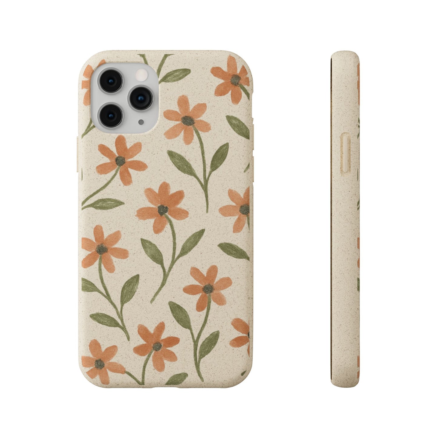Floral Phone Case - Biodegradable Protective Cover