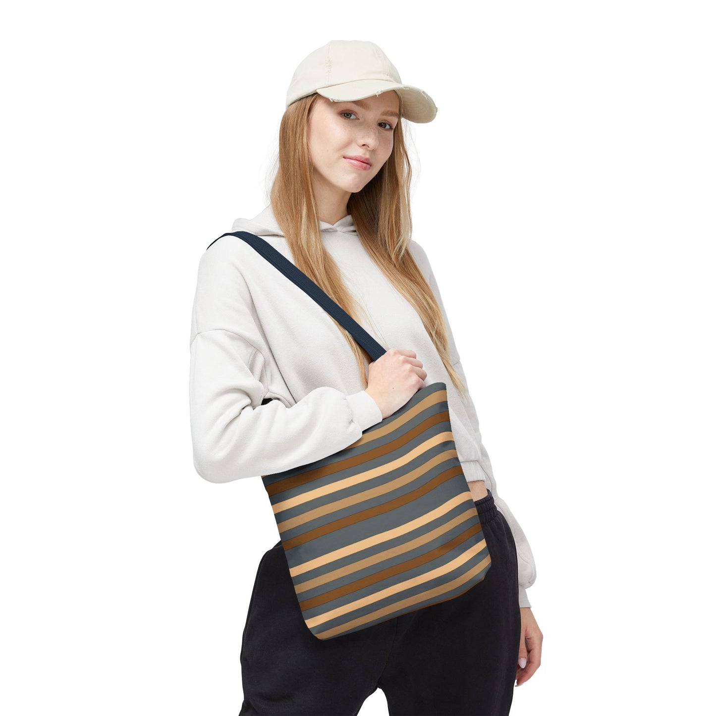 Grey/Brown Tote Bag