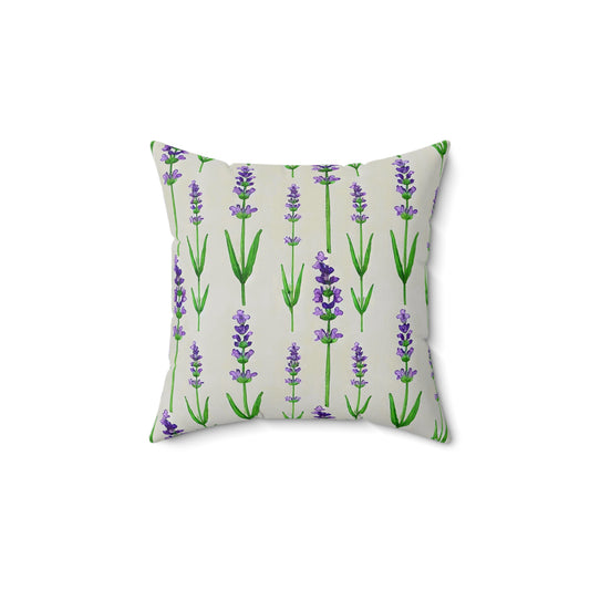 Lavender Calm Square Pillow