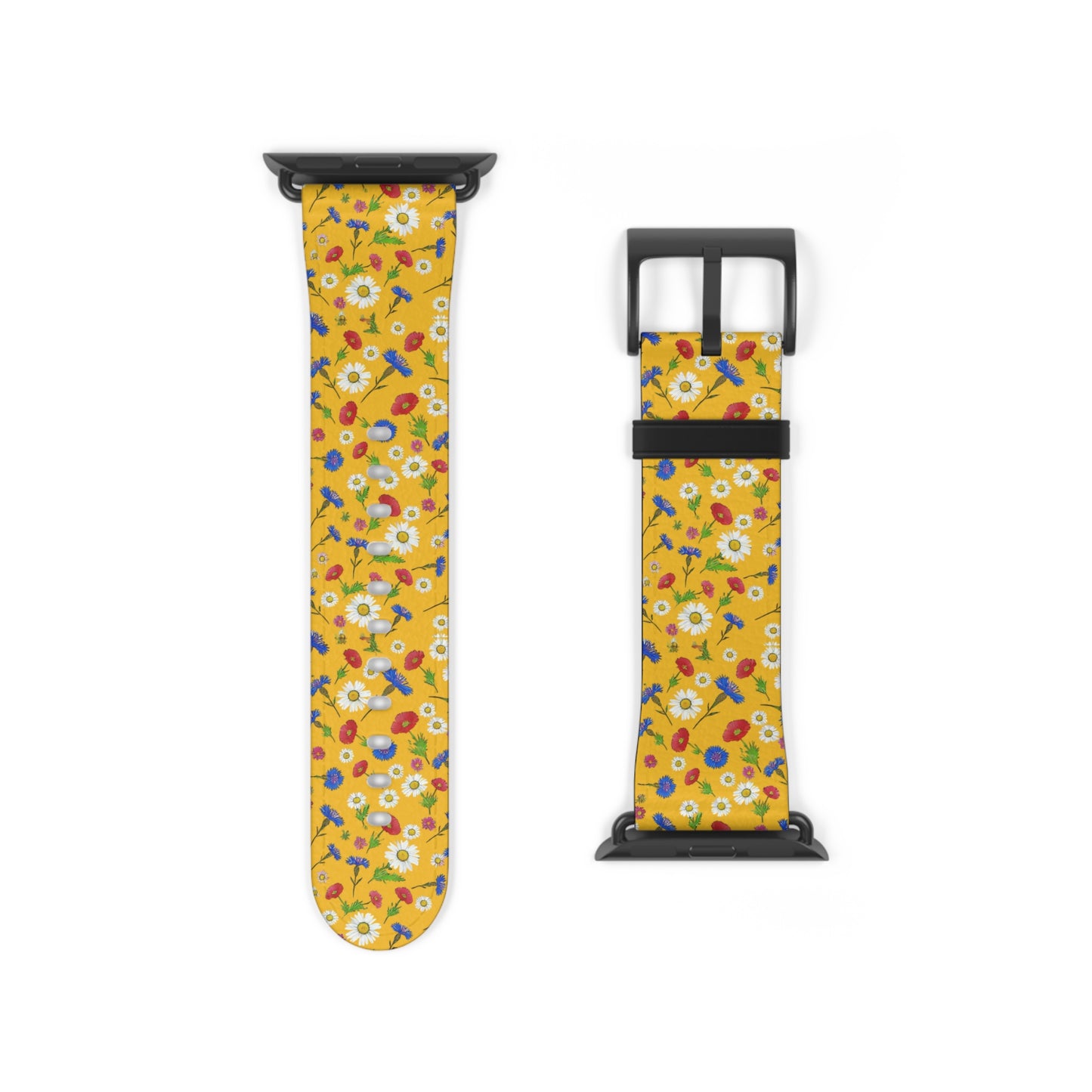 Floral Pattern Watch Band