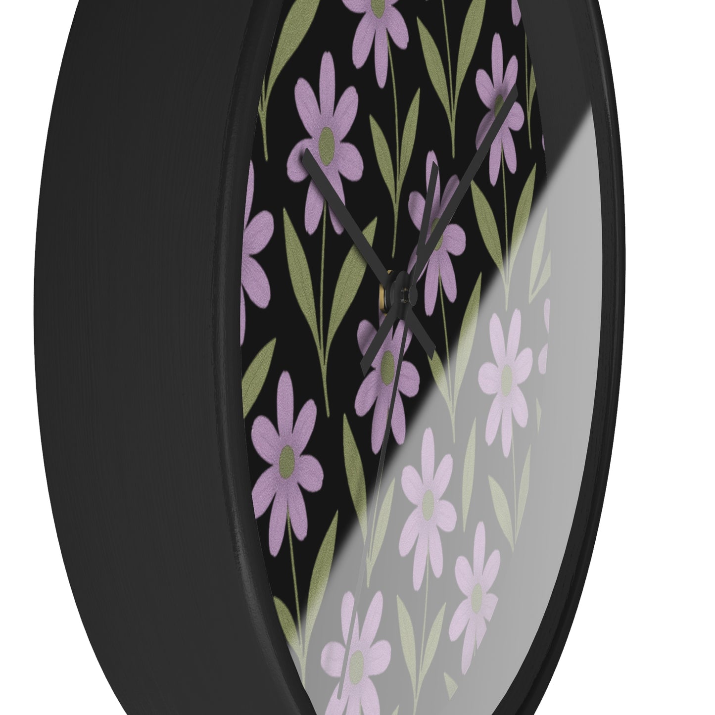 Meadow Bloom Wall Clock - Lavender