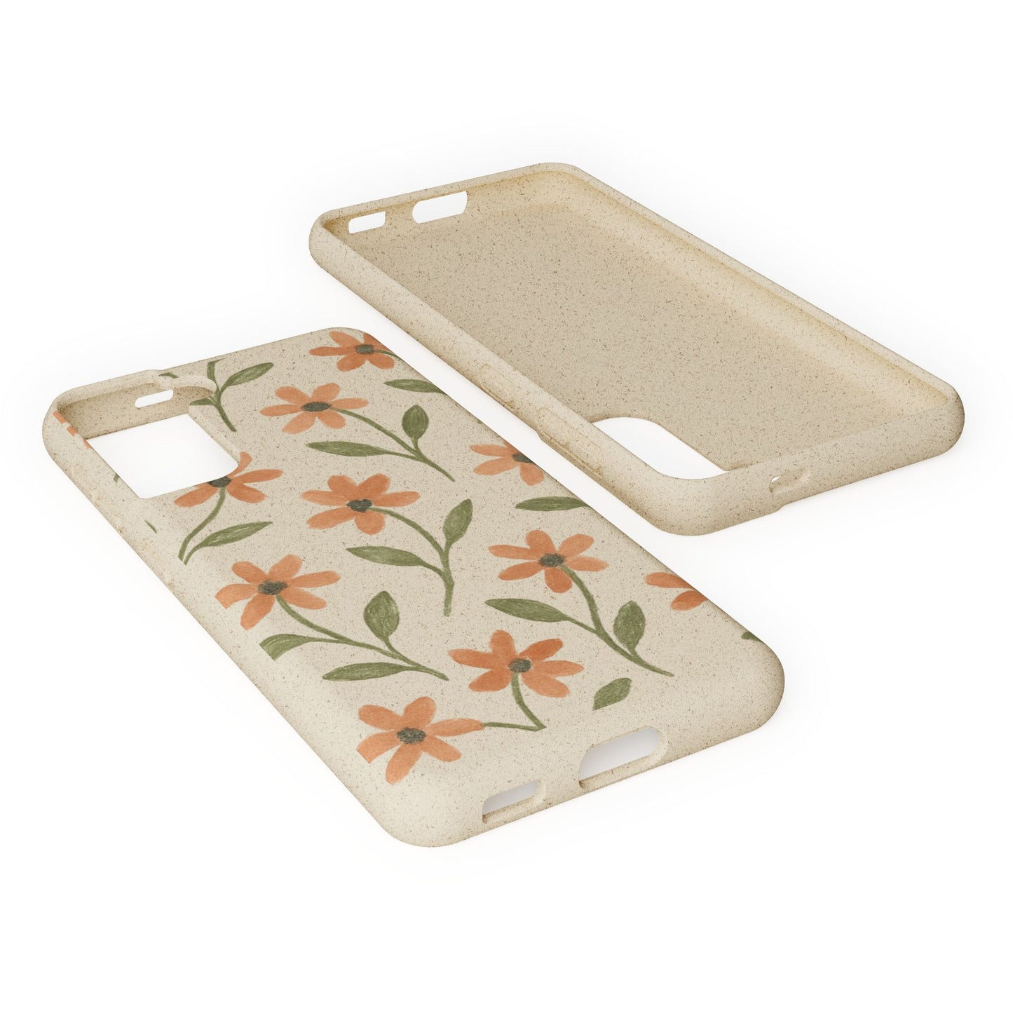 Floral Phone Case - Biodegradable Protective Cover