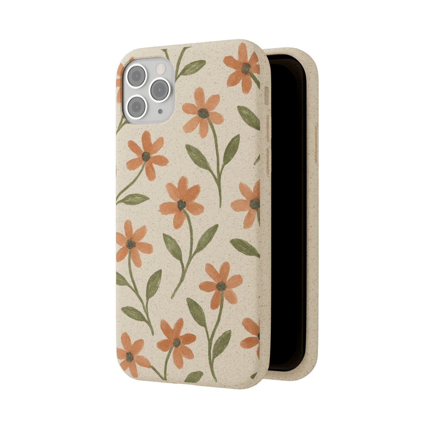 Floral Phone Case - Biodegradable Protective Cover